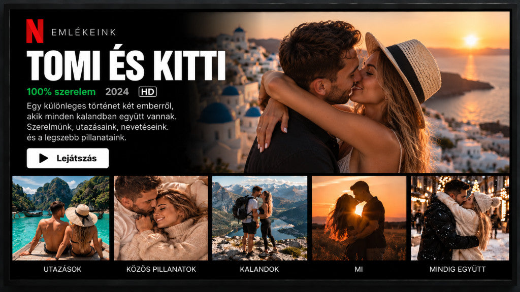 Egyedi Netflix filmes poszter – előnézet képernyőn
